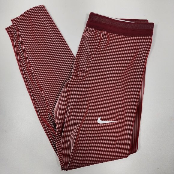 Nike Pro Elite Official Racing Tights Red Made in USA Mens...